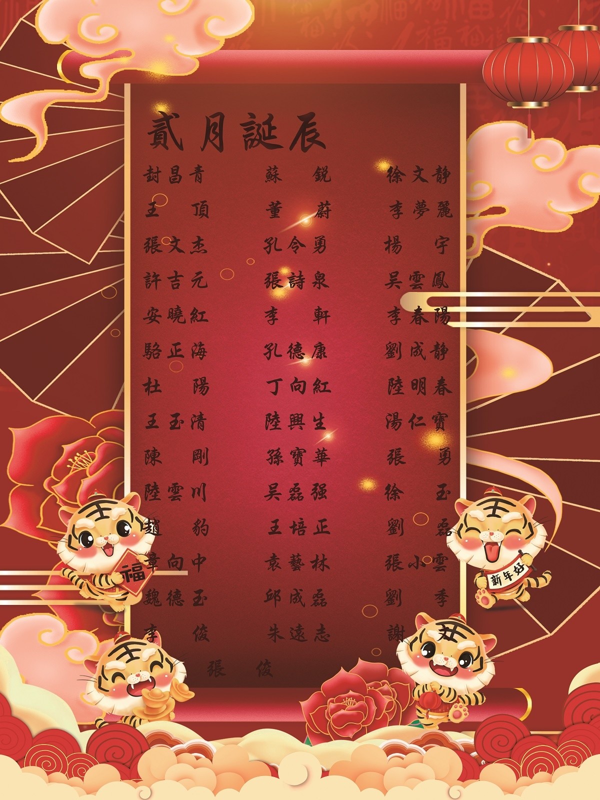 【生日祝?！抗ё?2月生日的員工生日快樂！